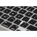Mosiso MacBook Air 11 inç Keyboard Kapaklı Kılıf-Black