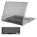 Mosiso MacBook Air 11 in Keyboard Kapakl Klf-Transparent Black