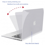 Mosiso MacBook Air 11 inç Keyboard Kapaklı Kılıf-Clear