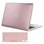 Mosiso MacBook Air 11 inç Keyboard Kapaklı Kılıf-Rose Gold