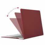 Mosiso Retina Ekranlı Macbook 12 inç Hard Kılıf-Wine Red