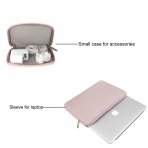 Mosiso Macbook 13 inç Su Geçirmez Çanta-Baby Pink