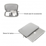 Mosiso Macbook 15 inç Su Geçirmez Çanta-Gray