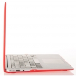 Mosiso MacBook Air 13 in Plastik Sert Kapak Klf-Red