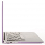Mosiso MacBook Air 13 in Plastik Sert Kapak Klf-Light Purple