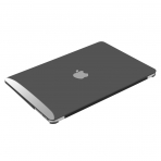 Mosiso MacBook Air 13 in Plastik Sert Kapak Klf-Transparent Black