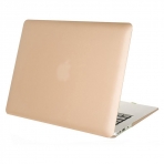 Mosiso MacBook Air 13 in Plastik Sert Kapak Klf-Gold