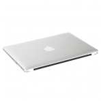 Mosiso MacBook Air 13 in Plastik Sert Kapak Klf-Silver