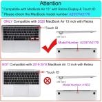 Mosiso MacBook Air Koruyucu Klf (13 in)(M1)-Blue