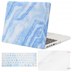 Mosiso Macbook Pro Retina Mermer Desenli Klf (15.4 in)-Blue Marble