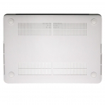 Mosiso Macbook Pro Retina Mermer Desenli Kılıf (15.4 inç)-White Marble