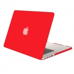 Mosiso MacBook Pro 13 in� Retina Plastik Sert K�l�f Kapak-Red