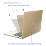 Mosiso MacBook Pro 13 in� Retina Plastik Sert K�l�f Kapak-Gold