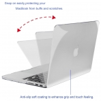 Mosiso MacBook Pro 13 in� Retina Plastik Sert K�l�f Kapak-Crystal Clear