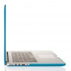 Mosiso MacBook Pro 13 in� Retina Plastik Sert K�l�f Kapak-Aqua Blue