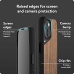Mous Apple iPhone 15 MagSafe Uyumlu Darbeye Dayankl Klf -Walnut