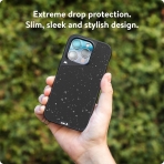 Mous Apple iPhone 15 Pro MagSafe Uyumlu Darbeye Dayankl Klf -Black Fabric