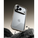 Mous Clear iPhone 18 Pro K�l�f-Dark Sand
