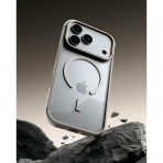 Mous Clear iPhone 18 Pro MagSafe K�l�f-Dark Sand