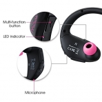 Mpow Cheetah Bluetooth 4.1 Kablosuz Kancal Kulaklk-Pink