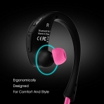 Mpow Cheetah Bluetooth 4.1 Kablosuz Kancal Kulaklk-Pink