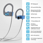 Mpow Flame Bluetooth Kancal Kulaklk-Flash Blue