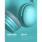 Mpow H10 ift Mikrofonlu Kulak st Bluetooth Kulaklk-Luminous Blue