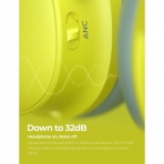 Mpow H10 ift Mikrofonlu Kulak st Bluetooth Kulaklk-Citrine Yellow