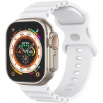 Mugust Apple Watch Ultra 2.Nesil Yumuak Kay (49mm)-White 