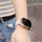 Mugust Apple Watch Ultra 2.Nesil Yumuak Kay (49mm)-Light Pink