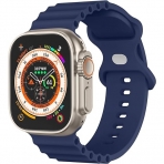 Mugust Apple Watch Ultra 2.Nesil Yumuak Kay (49mm)-Navy Blue 