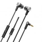 MuveAcoustics Drive Kablolu Kulak İçi Kulaklık-Steel black