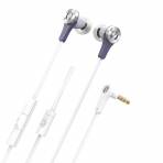MuveAcoustics Drive Kablolu Kulak İçi Kulaklık-Pure white