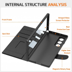 NINKI Czdan Galaxy Z Fold 6 Klf-Black