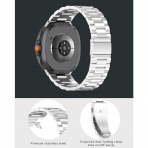 NINKI Galaxy Watch 8 40mm elik Kay -Silver