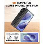 NINKI Galaxy Z Fold 8 Standl� Kalem B�lmeli K�l�f-Black