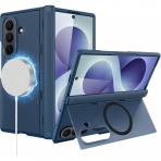 NINKI Galaxy Z Fold 8 Ultra MagSafe Standl� K�l�f-Blue