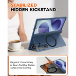 NINKI Galaxy Z Fold 8 Ultra MagSafe Standl� K�l�f-Blue