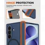NINKI Galaxy Z Fold 8 Ultra MagSafe Standl� K�l�f-Blue