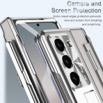 NINKI Samsung Galaxy Z Fold 7 Kickstandl Klf-Silver
