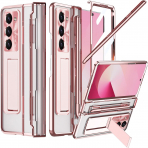 NINKI Samsung Galaxy Z Fold 7 Kickstandl Klf-Rose Gold