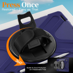 NINKI Samsung Galaxy Tab S11 Ultra Silikon Klf-Dark Blue