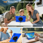 NINKI Samsung Galaxy Tab S11 Ultra Silikon Klf-Blue