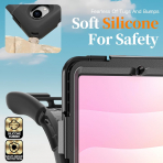 NINKI Samsung Galaxy Tab S11 Silikon Klf-Black