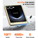 NINKI Samsung Galaxy Z Flip 7 Klf -Champagne Gold 