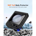 NINKI Samsung Galaxy Z Flip 7 Klf -Black