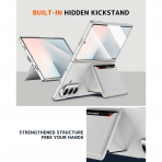 NINKI Samsung Galaxy Z Fold 7 Kickstandl Klf-Silver