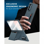 NINKI Samsung Galaxy Z Fold 7 Kickstandl Klf-Green