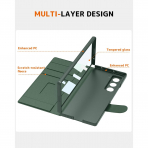 NINKI Samsung Galaxy Z Fold 7 Kart Tutuculu Klf-Green
