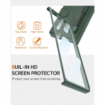 NINKI Samsung Galaxy Z Fold 7 Kart Tutuculu Klf-Green